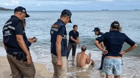 British man wakes up naked on beach in Thailand with no memory of the last two days.