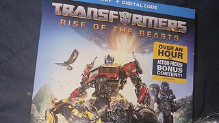 transformers rise of the beasts blu ray unboxing