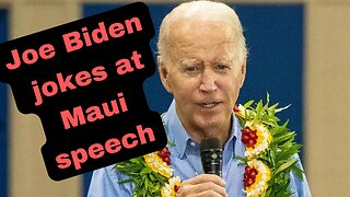 Biden mocks Maui residents