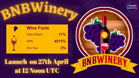 BNBWinery Review | Baked Beans Fork With The Twist | Daily 11% BNB Rewards