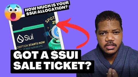 Did You Get A Ticket In The $SUI Public Sale On Kucoin? Did You Get 10000 $SUI?