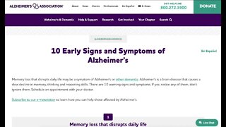 Alzheimer's Disease often goes undiagnosed