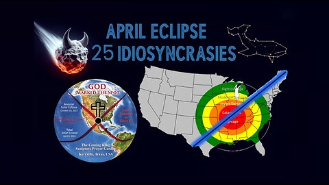 25 Idiosyncrasies of the April 8th 2024 Total Solar Eclipse
