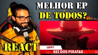 REACT O MELHOR EPISÓDIO DE ONE PIECE - O SONHO DE ROGER E LUFFY COMO REI DOS PIRATAS- One Piece 1015