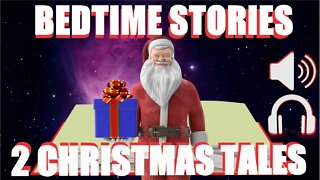 Bedtime Stories: 2 Christmas Tales |Rain Sounds For Sleep