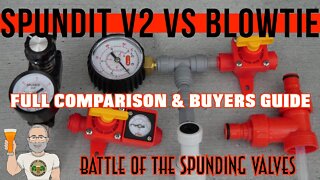 Spundit V2 vs Blowtie Full Comparison for Homebrewers