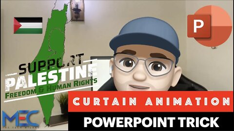PowerPoint Curtain Animation