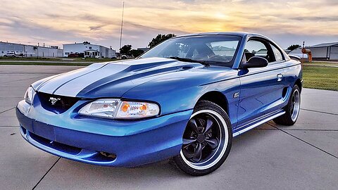 1995 Ford Mustang GT Supercharged V8 331 Stroker 5-Speed Manual Blue Race Modded