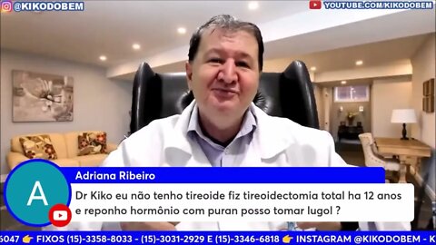 Nossos avós tinham 20 vezes mais iodo no corpo que nós hoje em dia. Tireoide Lugol Selênio Puran T4