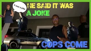Creep caught meeting a kid, he sent some graphic pictures (cops show up)