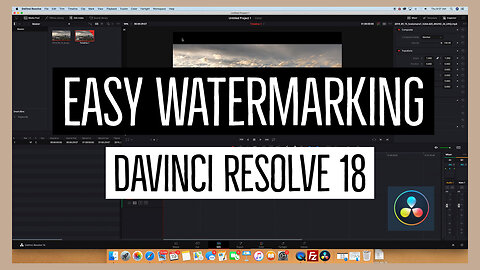 Easy Watermarking in DaVinci Resolve 18