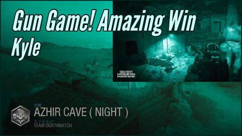 Call Of Duty Modern Warfare Gun Game Night Cave! First Place!