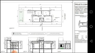 como e uma planta baixa de um projeto real