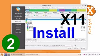 2- Instalação do SolydX 11 Linux Multiboot com Windows e Linux. Acompanhe os passos do Calamares