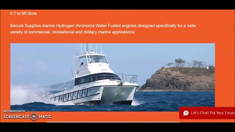 Hydrogen Fueled Marine Propulsion Engines Ammonia OIl Gas H2