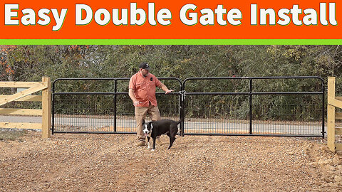 How to Install a Double Gate! Watch This First
