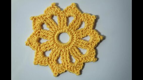 How to crochet coaster short tutorial by marifu6a