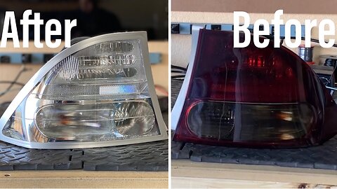 How to make CLEAR TAIL LIGHTS