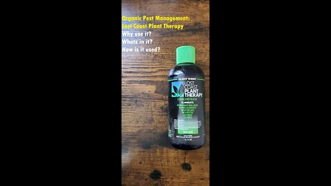 Organic Pest Management Solutions: Lost Cost Plant Therapy Product Overview