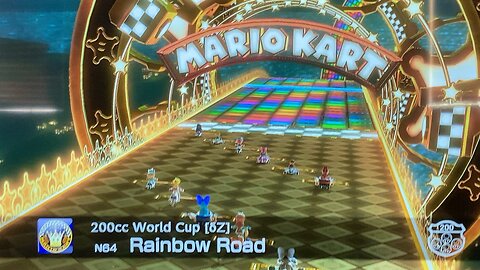 Last to First on Rainbow Road - Mario Kart 8 - 200cc World Cup