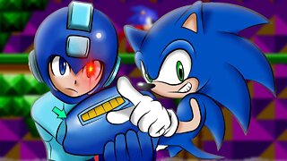 MEGAMAN virou NOVO SONIC ? | Mega man x in Sonic 2 #shorts