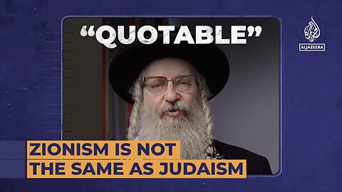 Zionism is not the same as Judaism | Quotable