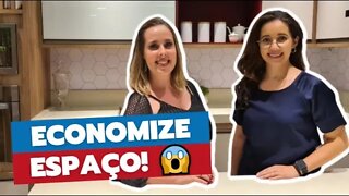 DICAS para ECONOMIZAR ESPAÇO na sua CASA! (Guarda-roupa, cozinha, potes herméticos banheiro)