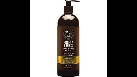 Hemp Seed Hand & Body Lotion, Nag Champa Scent - 7 Fl Oz - Soothe Dry Skin - Argan Oil, Hemp Se...