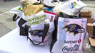 Ravens host community meal giveaway