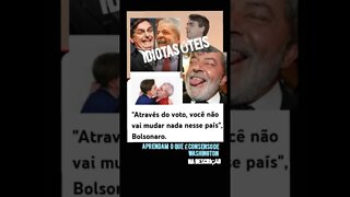 Bolsonaro tem razão! Disse a Verdade! Mas o Gado dele não entendeu