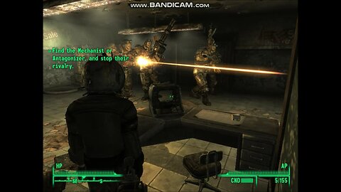Robot Repair Center | F.E.V. Officer's Super Mutant Army - Fallout 3 (2008) - NPC Battle 141