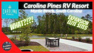 EXPANDED : Carolina Pines RV Resort Elite NEW Section and Amenities