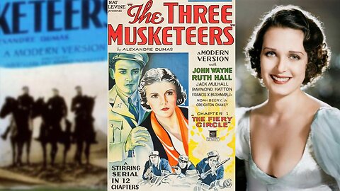 THE THREE MUSKETEERS (1933) John Wayne, Ruth Hall & Jack Mulhall | Action, Adventure, Drama | B&W