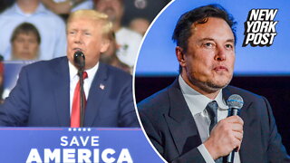 Donald Trump says glad Twitter in 'sane hands' with Elon Musk as he touts Truth Social app