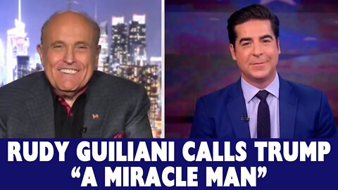 Rudy Giuliani Calls Trump "A True Leader" and "A Miracle Man"