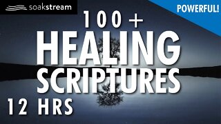 100+ Bible Verses For Sleep | Healing Scriptures With Soaking Music | 12 Hours