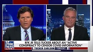 RFK Jr. Announces COVID Censorship Lawsuit on Tucker Carlson Tonight - 1/10/23