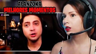 ALANZOKA OS INCRÍVEIS MELHORES MOMENTOS #1 - REACT