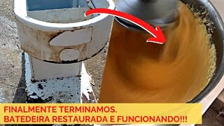 BATEDEIRA INDUSTRIAL RESTAURADA E FUNCIONANDO!!!