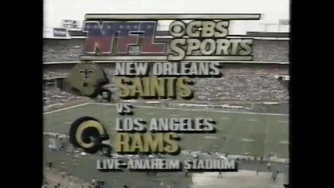 1988-11-13 New Orleans Saints vs Los Angeles Rams