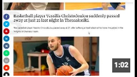 21-year-old Greek basketball player Dies after suffering a Heart Attack... - Vassilis Christodoulou