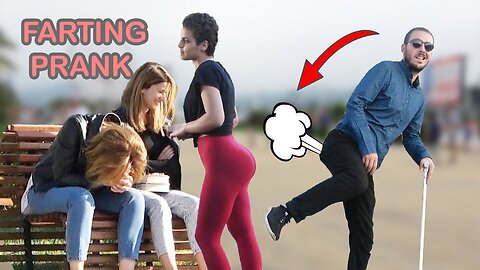 Blind Man Farting in Public PRANK - Experience the Most Incredible Reactions!🎬