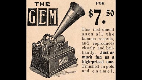 Edison 2 and 4 Minute GEM Cylinder Phonograph - Recent Junk Store Find