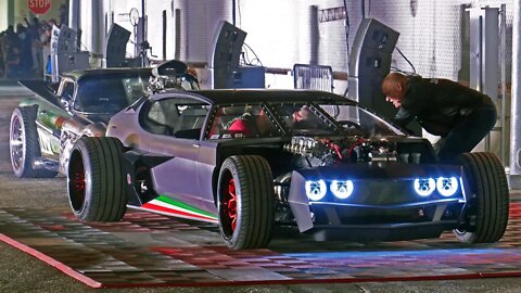 🇮🇹 RATROD Lamborghini Espada From FRANCE Leaving SEMA 2019 🇫🇷