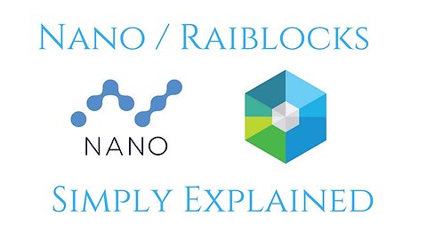 Nano / Raiblocks simply explained