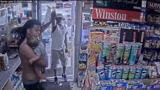Father Fights Off Gunman While Holding Baby