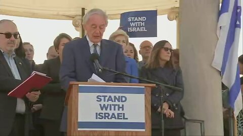 Dem Sen. Ed Markey Booed At Pro-Israel Rally After Suggesting A 'De-escalation'