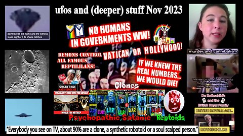 ufos and (deeper) stuff Nov 2023 (Related info and links in description)
