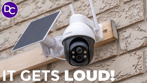 🔊 Loud Deterrent ALARMS! AI Tracking & NO FEES - AOSU SolarCam D1 SE Security Camera