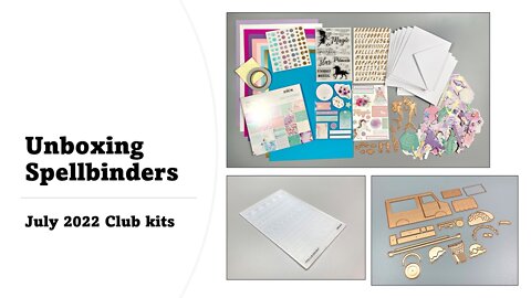 UNBOXING | Spellbinders July 2022 Club kits